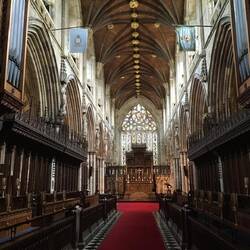 View of the High Altar beyond the Choir