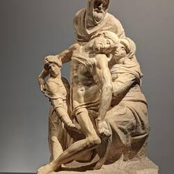 One of the three Pietà sculptures by Michelangelo