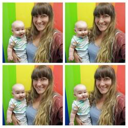 Lennon looking like he's trying to smile for the first time 🤭🤣😱😬