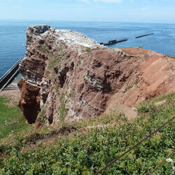 Die Nordspitze von Helgoland