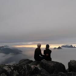 Zicht vanop Barden (Senja)