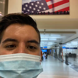 Always overjoyed to enter the best country in the world!