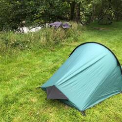 Pitch beside Afon Dwyryd