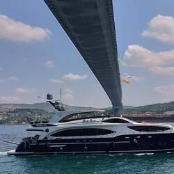 The bridge connecting Asia & Europe along the strait