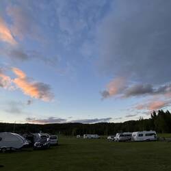 Abendstimmung im Skistadion