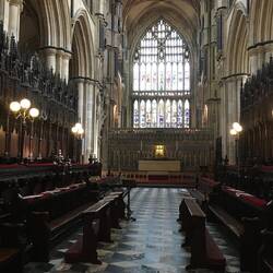 The altar viewed from the Quire