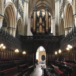 The Quire and organ viewed from the altar