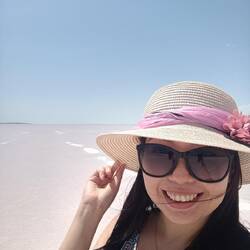 Pink-ish horizon