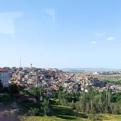 View heading towards Cappadocia hotel