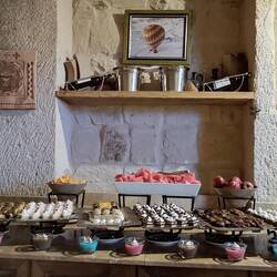 Dessert buffet spread
