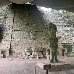 Ancient sacrifical altar (Human life was not valued highly with Mayans)