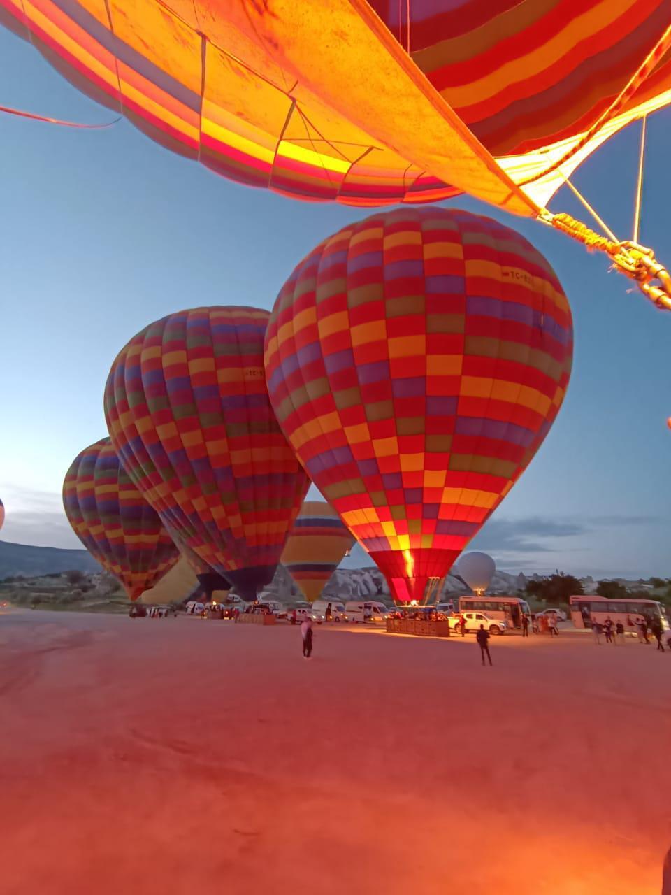 Firing up ready to fly