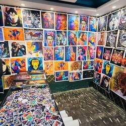 Eine der vielen Kunstausstellungen