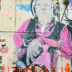 Eines der ersten Graffitis