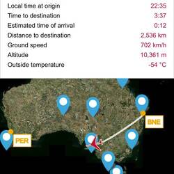 1. flug von brisbane nach perth