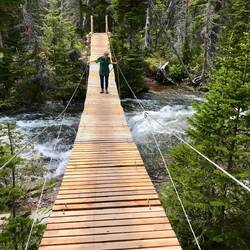 Correct trail with bridge!