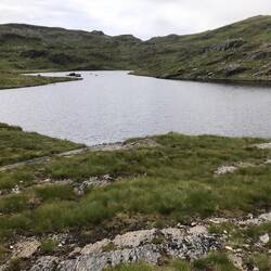 Lunch stop beside Llyn Cwm-corsiog