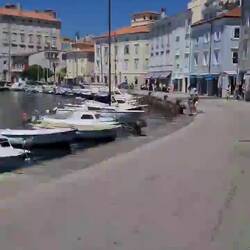 Auf dem Weg zur Altstadt von Piran