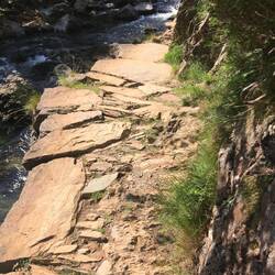 Laid section of the Fisherman's trail