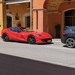 A random Ferrari we saw on the streets of Modena.