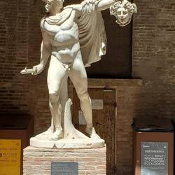 Marble statue of Perseus