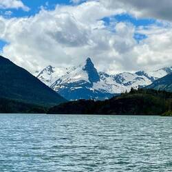 The continental divide!!! View from lake