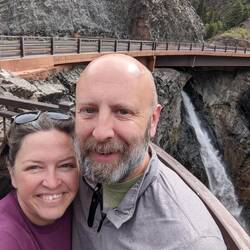 Bear Creek Falls? Maybe? Boys declared it was too cold to stay outside for pics.