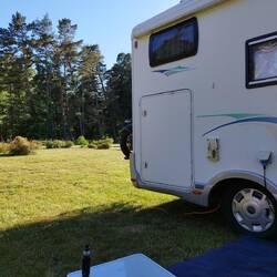 In Ventspils auf dem Campingplatz
