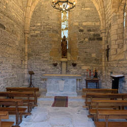 Pilgrims chapel in Roncesvalles.old
