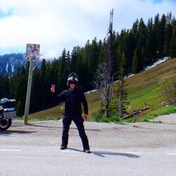 Over the Teton Pass on WY20
