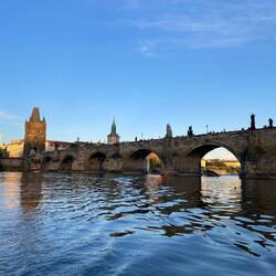 Charles Bridge from the boat