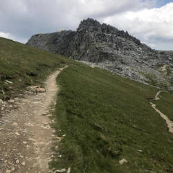 Castell y Gwynt (castle of winds). I climbed over this. Discovered I could have walked around -argh!