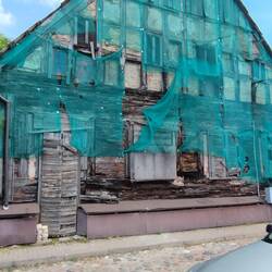 Altes Speicherhaus zwischen Hafen und Marktplatz