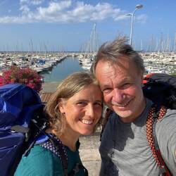 Am Hafen von Menton