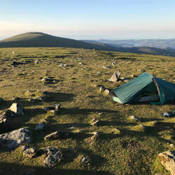 Pitch looking north along ridge