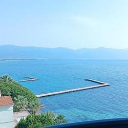 View from hotel's breakfast place