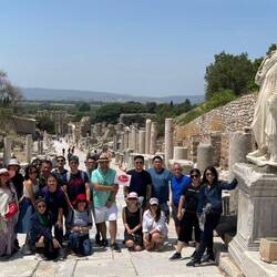 Group photo at Ephesus.