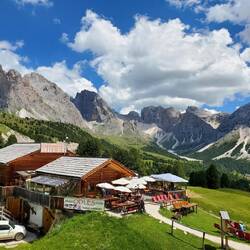 Odles was one of the many bier halls nestled in the Dolomites