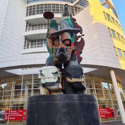 Karel Appel : La Grenouille Au Parapluie