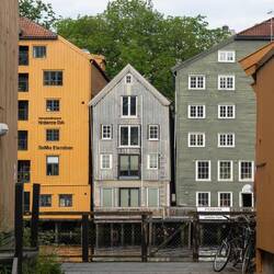 Die bunten Häuser Bryggene