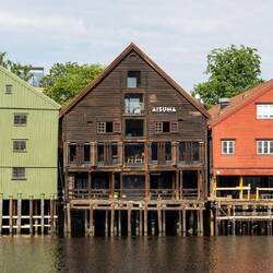 Die bunten Häuser Bryggene