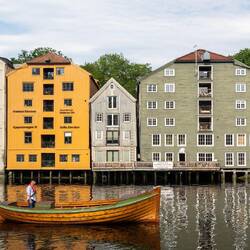 Die bunten Häuser Bryggene