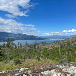 Unser Rastplatz am Okanagan Mountain