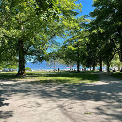 Jericho Beach, die Schiffe immer im Hintergrund dabei