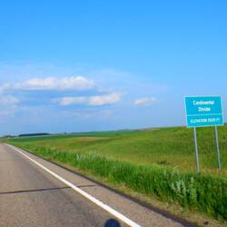 We crossed the continental divide three times in three different locations