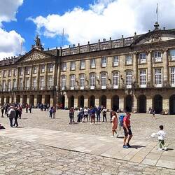 Praza do Obradoiro - zentraler Platz vor der Kathedrale