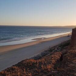 Das Meer hat sich zurück gezogen