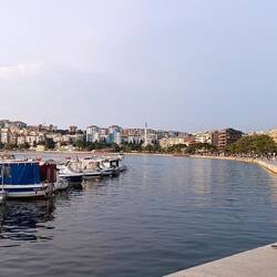 Along Dardanelles Straits. Canakkalle, a city northwest of Turkey in the Marmara Region.