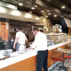 Busy making kebab. It's cheap 20TL for one.