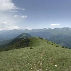 Blick vom Oshlak über das Sharr-Gebirge